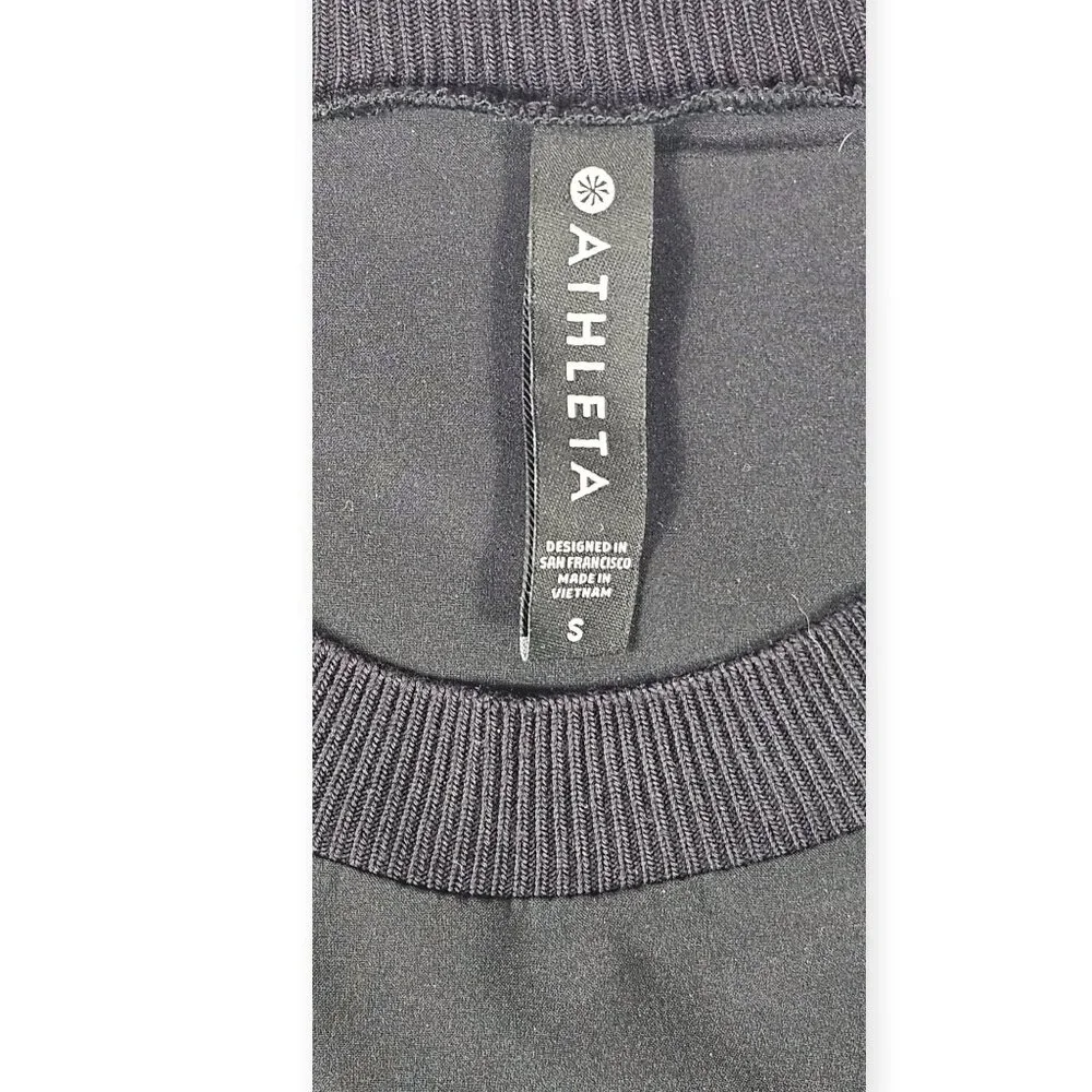 Athleta Black Performance Tank Top - Women's Small - Ribbed Trim - Picture 9 of 10